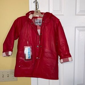 BRAND NEW Pierre Bonee vintage lined rain jacket